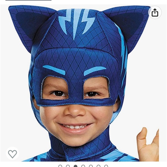 P J Masks CatBoy Costume Size 3-4T. - Picture 3 of 14